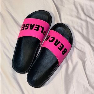 PINK Slides (NEVER WORN)